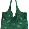 Hobo Handbags | Verdusa Verdusa Women'S Hollow Out Crochet Tote Handbags Knitted Hobo Shopping Bags