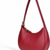 Hobo Handbags | Della Stella Della Stella Genuine Leather Shoulder Bag For Women Mini Clutch Purse Tote Handbag With Zipper Closure Small Crossbody Bag