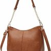 Hobo Handbags | Ashioup Ashioup Hobo Crossbody Bags For Women Trendy Shoulder Purses Pu Retro Handbag With 2 Types Shoulder Straps