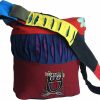 Hobo Handbags | Tribe Azure Fair Trade Blue Red Hobo Cotton Sling Cross Body Messenger Shoulder Bag Hippie Boho Bohemian Light Roomy Spacious