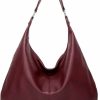 Hobo Handbags | Ashioup Ashioup Hobo Bags For Women Soft Pu Leather Slouchy Bag Shoulder Purse With Zipper