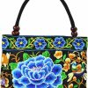 Hobo Handbags | candygirlft Embroidered Women Floral Handbags Embroidery Purse Vintage Hobo Tote Bag Ethnic Shoulder Bag