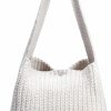 Hobo Handbags | fannos Crochet Tote Bag, Large Knit Tote Bag Aesthetic Shoulder Handbags For Women