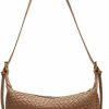 Hobo Handbags | JQWYGB Jqwygb Woven Crossdbody Bag Vegan Leather Crescent Shoulder Bag For Woman Trendy Woven Hobo Sling Crossbody Bag