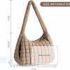 Hobo Handbags | Yeria Yeria Quilted Tote Bag For Women Large Puffer Tote Bag Shoulder Bag Lightweight Quilted Padding Hobo Bag