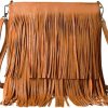 Hobo Handbags | Lytosmoo Lytosmoo Vintage Fringe Purse Fringe Hobo Bags For Women Vegan Leather Tassel Hippie Crossbody Bag