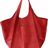 Hobo Handbags | KlaOYer Klaoyer Oversized Leather Tote Bag Large Capacity Work Hobo Pu Leather Bucket Purse And Handbag Big Soft Travel Shopping Bag