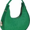 Hobo Handbags | Verdusa Verdusa Women'S Crocodile Embossed Felt Faux Leather Shoulder Hobo Bag