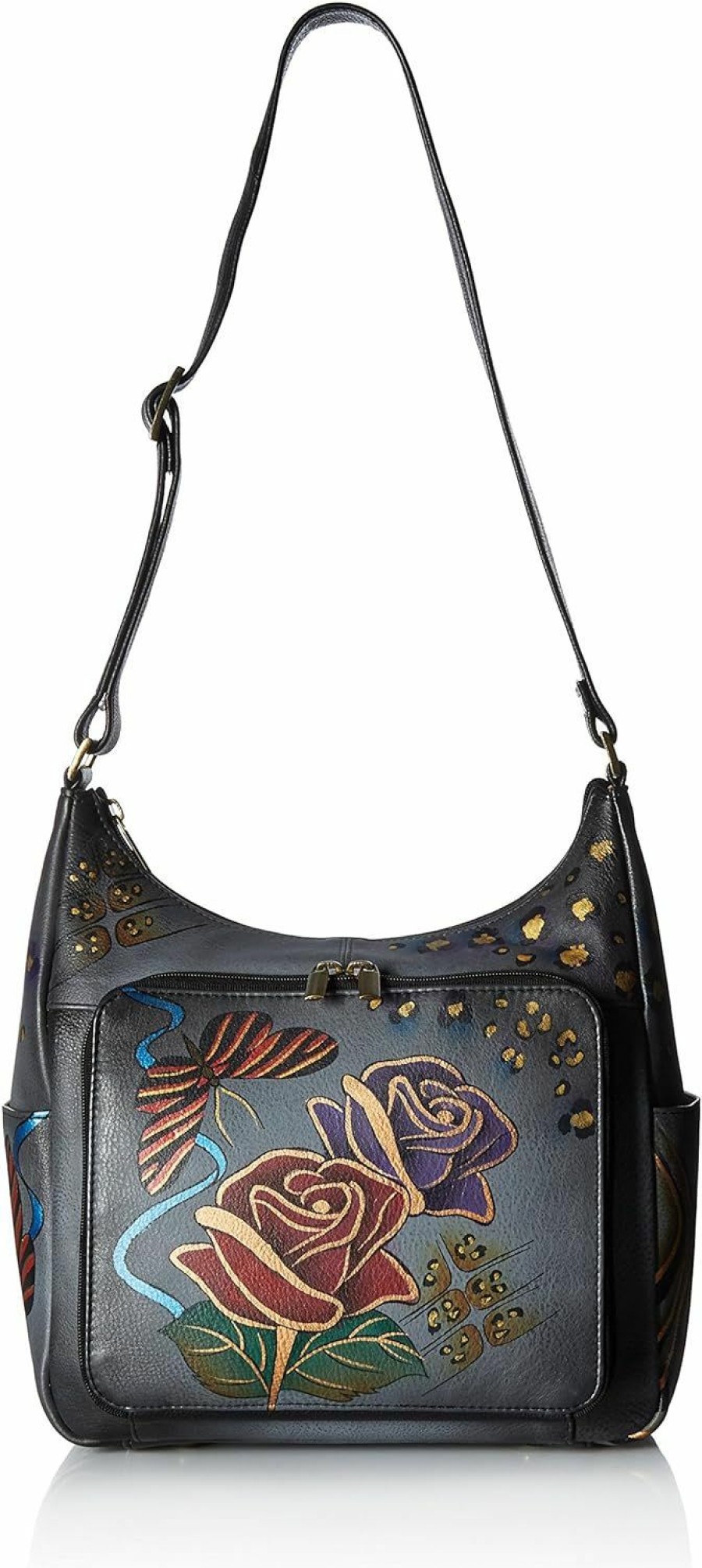 Hobo Handbags | Anna by Anuschka Anna By Anuschka Hand Painted Leather Women'S Organizer Hobo