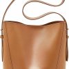 Hobo Handbags | FOXLOVER Foxlover Minimalism Leather Bucket Hobo Shoulder Bag For Women Small Lady Tote Handbag Purse