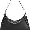 Hobo Handbags | BOSTANTEN Bostanten Cute Shoulder Hobo Bags For Women Trendy Leather Purses Adjustable Strap, Black