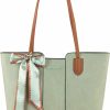 Hobo Handbags | Montana West Montana West Tote Bags For Women Medium Top Handle Hobo Handbags With Skinny Scarf