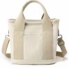 Hobo Handbags | Wowcarbazole Wowcarbazole Small Tote Bag For Women Canvas Hobo Handbag With Compartments Mini Casual Multi Pocket Purse Crossbody Bag 2023