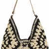 Hobo Handbags | kilsel Summer Straw Hobo Bags For Women, Large Straw Tote Bag, Everything Straw Beach Bag, Summer Purses For Travel 2024