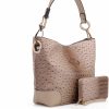 Hobo Handbags | MKF Collection Mkf Set Hobo Bag For Women & Wristlet Wallet Pu Leather Designer Handbag Purse Shoulder Strap Lady Fashion