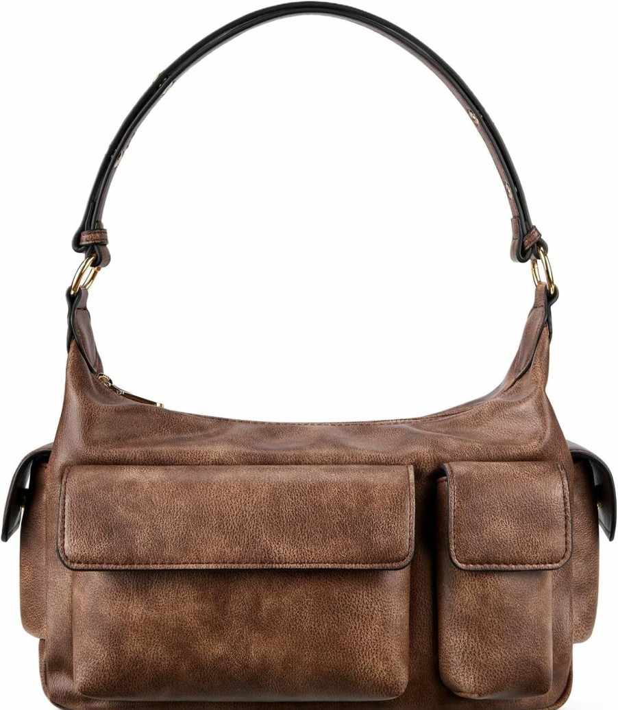 Hobo Handbags | BOSTANTEN Bostanten Shoulder Bag For Women Trendy Vegan Leather Hobo Purses With Multiple Pockets