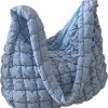 Hobo Handbags | Micmores Quilted Tote Bag For Women Padded Shoulder Bag Large Hobo Purse Lightweight Nylon Padding Handbag