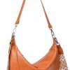 Hobo Handbags | Saddhu Saddhu Half Moon Hobo Shoulder Bag For Women Vegan Leather Boho Crossbody Purse With Adjustable Guitar Strap For Vacation