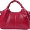 Hobo Handbags | WIOLETA Top Handle Satchel, Genuine Leather Purses And Handbags For Women, Hobo Crossbody Bags, Leather Handbags For Women