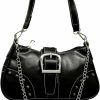 Hobo Handbags | Floerns Floerns Women'S Y2K Hobo Handbag Trendy Buckle Punk Bag Crossbody Clutch Purse