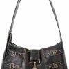 Hobo Handbags | Juoxeepy Juoxeepy Crossbody Tote Bag For Women Vintage Leather Shoulder Bag Y2K Aesthetic Hobo Bag Reteo Grunge Crossbody Bag