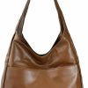 Hobo Handbags | Huwzder Huwzder Vegan Leather Tote Bag Large Capacity Hobo Bags For Women Leather Trendy Purse Travel Shoulder Bag Soft Handbags