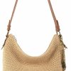 Hobo Handbags | The Sak The Sak Sequoia Hobo Bag - Hand Crochet Women'S Handbag For Everyday And Travel, Durable, Large Purse With Shoulder Bag Strap & Zipper Pocket, Bamboo Neutral Beads