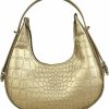 Hobo Handbags | Verdusa Verdusa Women'S Metallic Pu Leather Handbag Top Handle Hobo Purse Shoulder Bags