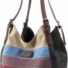 Hobo Handbags | Rexmore Rexmore Canvas Tote Purse Shoulder Crossbody Bag For Women, Vintage Small Handbag Multi-Pocket Purses Top Handle Work Bags