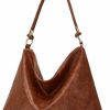 Hobo Handbags | Ashioup Ashioup Hobo Bag For Women Soft Pu Leather Slouchy Handbag Shoulder Purse