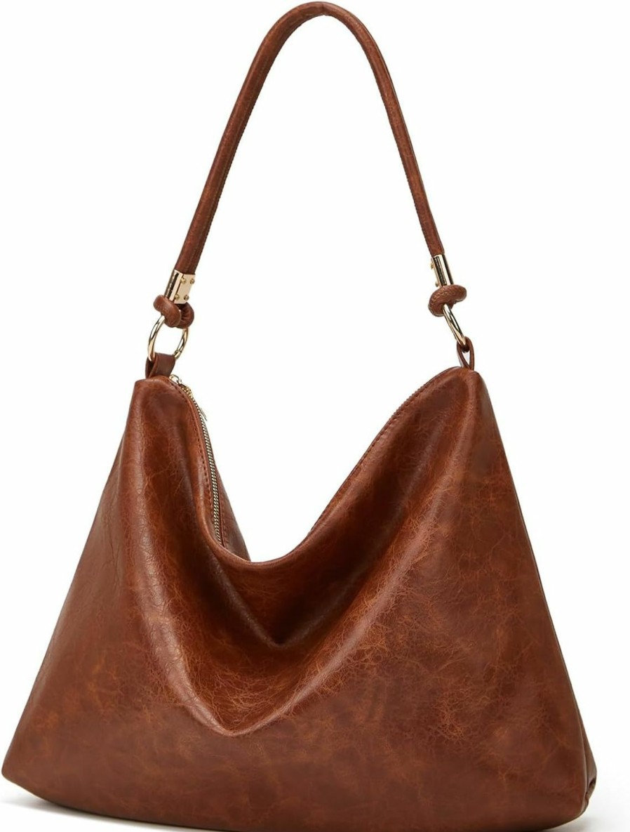 Hobo Handbags | Ashioup Ashioup Hobo Bag For Women Soft Pu Leather Slouchy Handbag Shoulder Purse