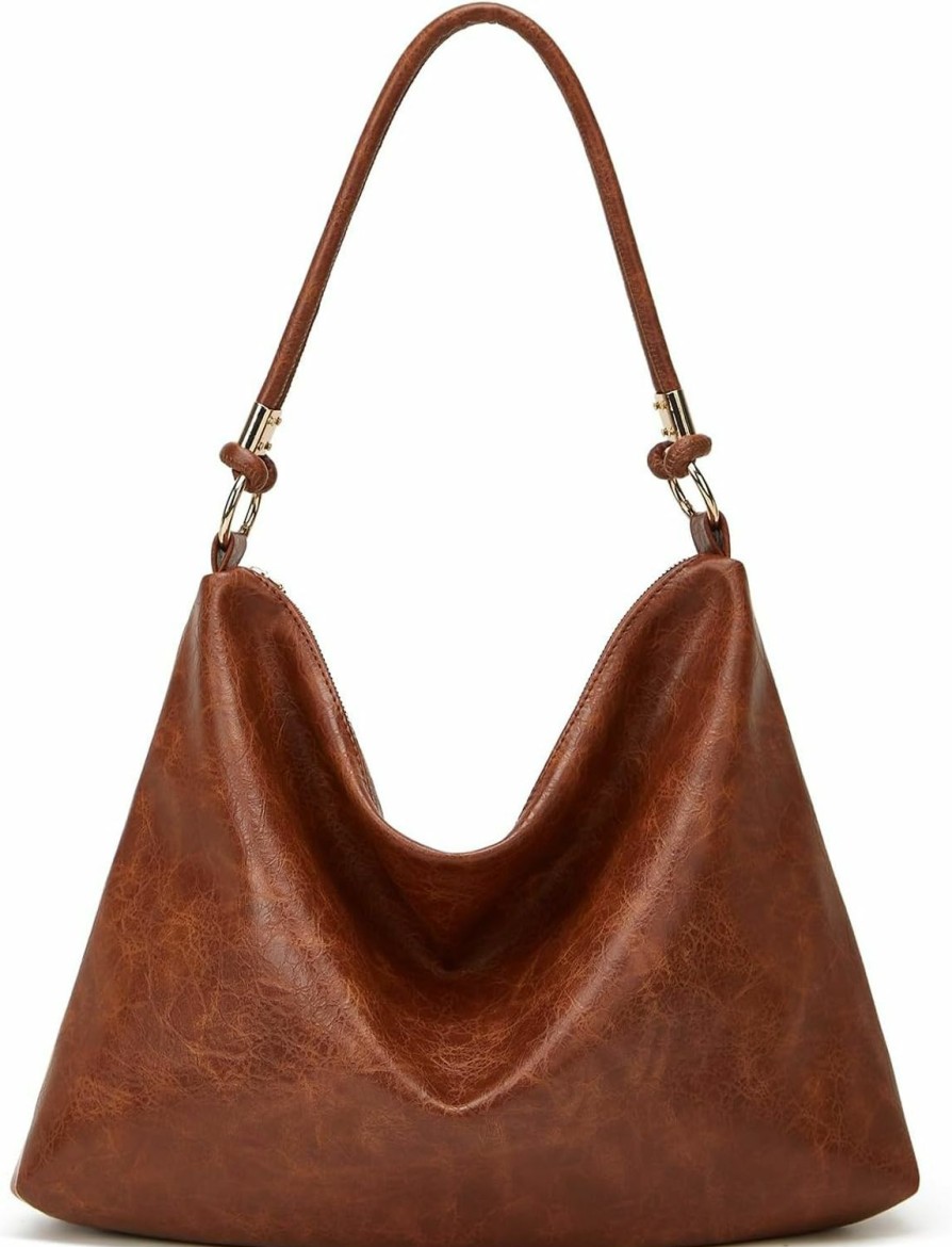 Hobo Handbags | Ashioup Ashioup Hobo Bag For Women Soft Pu Leather Slouchy Handbag Shoulder Purse