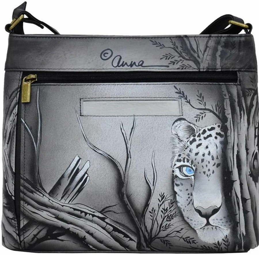 Hobo Handbags | Anna by Anuschka Anna By Anuschka Women'S Hand-Painted Leather Organizer Crossbody