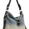 Hobo Handbags | Steve Madden Steve Madden Balyssa Large Denim Hobo, Blue