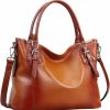 Hobo Handbags | HESHE Heshe Genuine Leather Purses And Handbags For Women Tote Shoulder Bag Satchel Purse Top Handle Bags Hobo Crossbody Purse