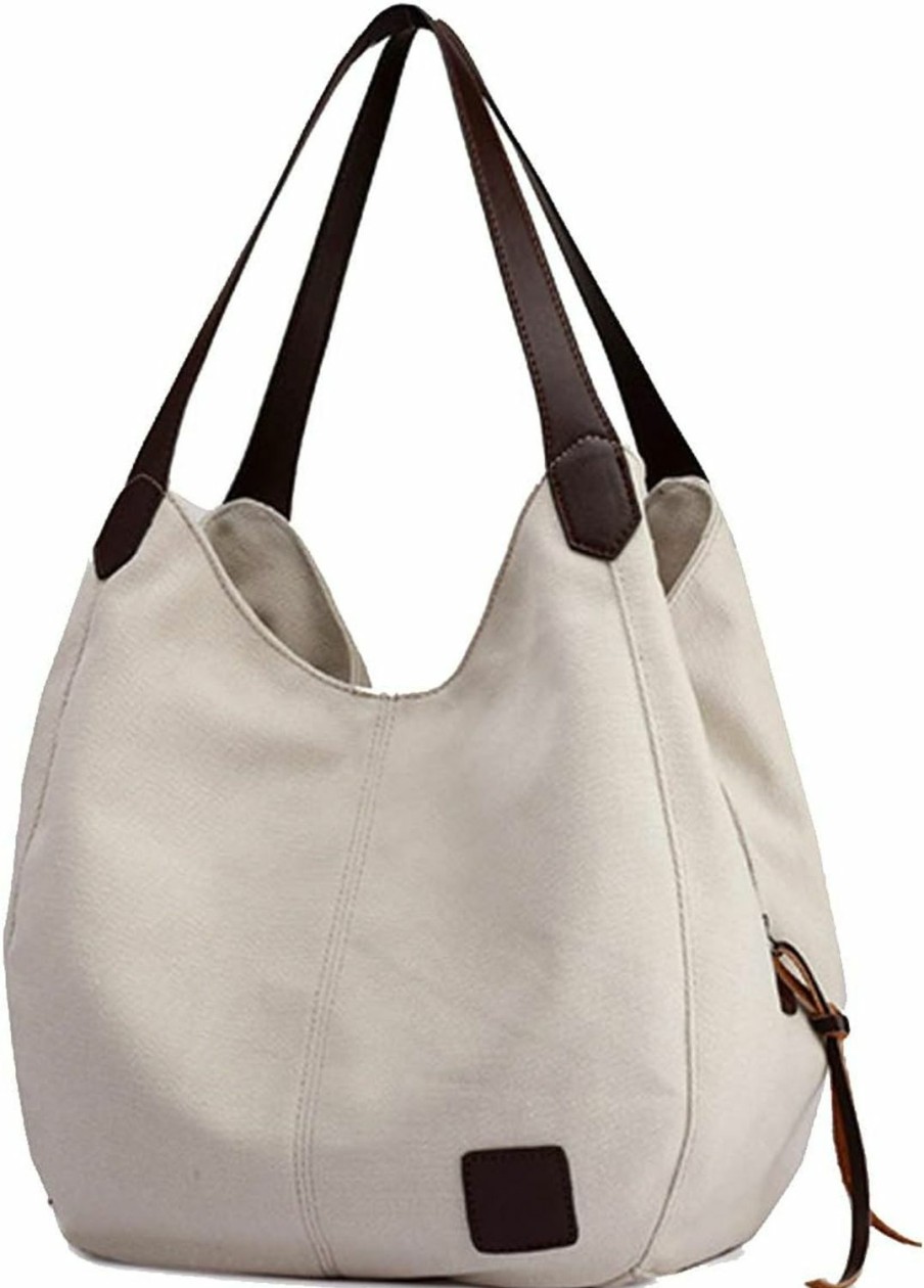 Hobo Handbags | TCHH-DayUp Tchh-Dayup Hobo Purses For Women Canvas Tote Shoulder Bags Cotton Handbags