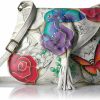 Hobo Handbags | Anna by Anuschka Anna By Anuschka Hand Painted Women'S Leather Flap Hobo