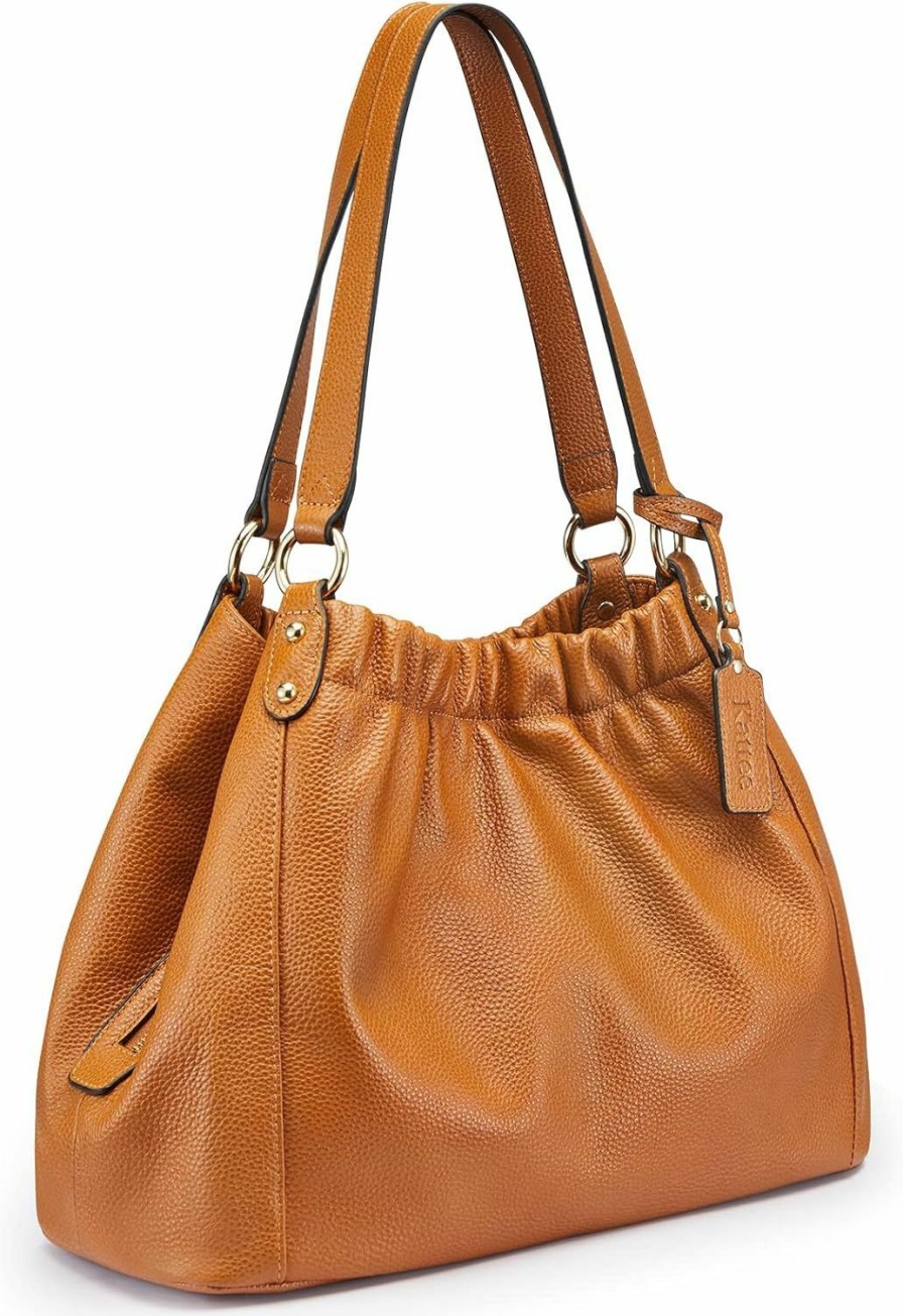 Hobo Handbags | Kattee Kattee Soft Women Genuine Leather Hobo Totes Purses And Handbags Satchel Top Handle Shoulder Bags