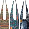 Hobo Handbags | Cunno Cunno 3 Pieces Boho Bags For Women Crossbody Hippie Handbags Bohemian Hippie Bags Ethnic Style Bag Lady'S Hippie Crossbody Shoulder Bag Women Tourist Handbag For Women Men Uni