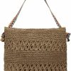 Hobo Handbags | Kiss Sea Kiss Sea Raffia Bag Cute Straw Summer Beach Tote Crossbody Bags For Women Wicker Rattan Basket Hobo Aesthetic Purse Girls Cute Travel Large Woven Beach Bag Straw Clutch Purses For Women Handbag