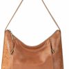 Hobo Handbags | The Sak The Sak Brook Hobo In Leather, Shoulder Purse With Single Strap, Tobacco Floral Emboss