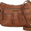 Hobo Handbags | Stone Mountain Stone Mountain Boat Shoulder Hobo Handbag One Size Cognac Brown