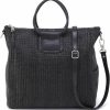 Hobo Handbags | HOBO Hobo Womens Sheila Large Satchel Black Raffia One Size