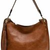 Hobo Handbags | JEN & CO. Jen & Co. Hobo Bag Boho Bag - Shoulder Bag Amber Hobo With 3 Compartments And Braided Handle (M1861)