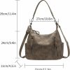 Hobo Handbags | Verdusa Verdusa Women'S Versatile Shoulder Bag Crossbody Bags Large Hobo Purse