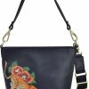 Hobo Handbags | Anuschka Anuschka Women'S Hand Painted Genuine Leather Tall Bucket Hobo