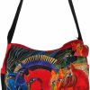 Hobo Handbags | Zeckos Laurel Burch 80367 Medium Hobo Zipper Top 15\"X4.5\"X9\", Wild Horses Of Fire