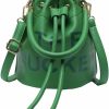 Hobo Handbags | DLUCCA The Bucket Bag For Women, Small Soft Pu Leather Bucket Bag Purses, Handbag Tote Hobo Handbag Crossbody Shoulder Bag, Adjustable Strap(Green)