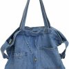 Hobo Handbags | Yohora Yohora Shoulder Bag For Women Denim Crossbody Hobo Bag Casual Lightweight Handbag For Work Travel