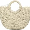 Hobo Handbags | XMLMRY Straw Bag Womens Handbag Handwoven Large Straw Beach Tote Bag Hobo Summer Beach Bag Straw Purse